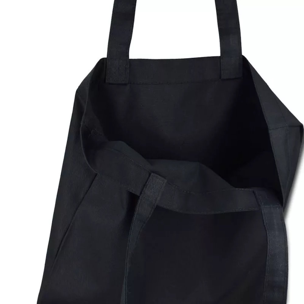 Еко-сумка шопер з бавовни чорна з ексклюзивним принтом - Зображення 3