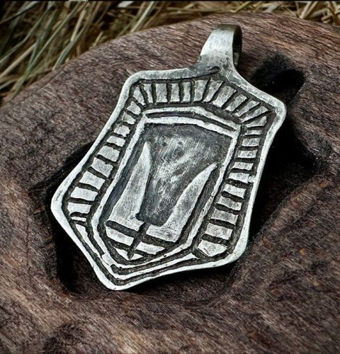 Підвіска "Вірчий знак князів Святослава Хороброго та Ярополка Святославича двостороння"