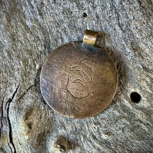 Підвіска "Тризуб-Сокіл. Символ мужності, сили та небесного захисту" - Зображення 2